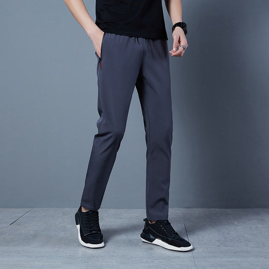 Pantalones Casuales Sueltos de Colores Sólidos para Hombre - Image 11