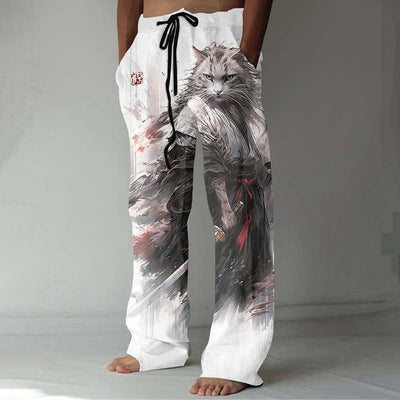 Pantalones Casuales Talla Grande Pierna Ancha para Hombre - Image 10