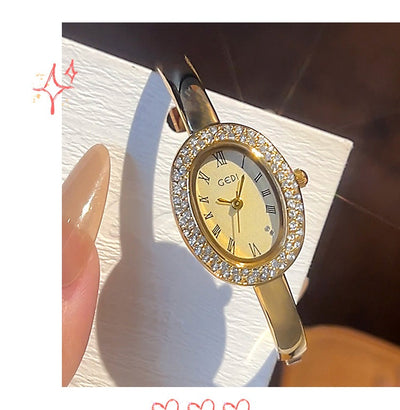 Reloj Pulsera Mujer Diseño Ovalado Elegante - Image 25