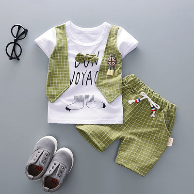 Traje Infantil de Verano con Chaleco de Manga Corta - Image 8