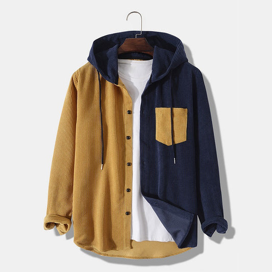 Abrigo Sudadera con Capucha de Manga Larga para Hombre - Estilo Personalidad
