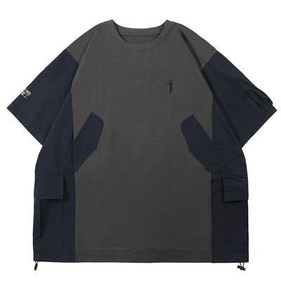 Camiseta Básica Manga Corta Suelta para Hombre - Image 16