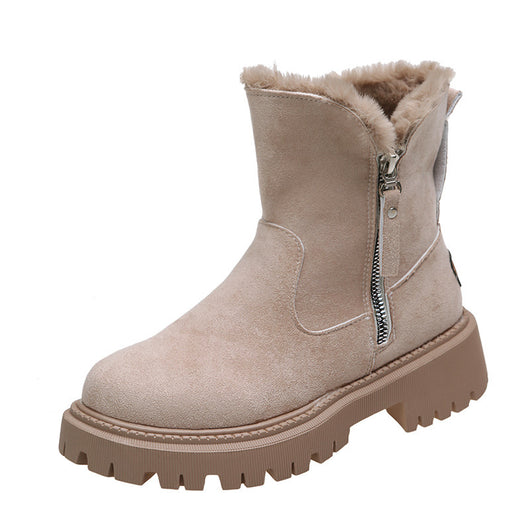 Botas de Invierno Impermeables Mujer - Gamuza Sintética con Suela Antideslizante - Image 11