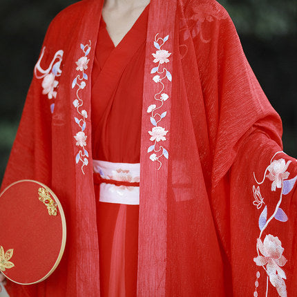 Falda Roja con Cuello Cruzado y Cintura Ajustada - Estilo Hada Cotidiano - Image 4