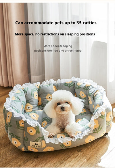 Sofá Cama para Perros Desmontable y Lavable Cuatro Estaciones - Image 14