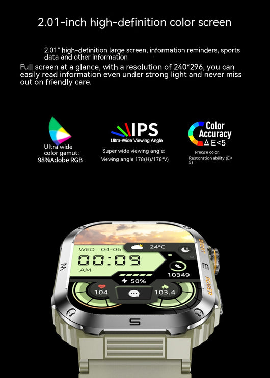 Reloj Deportivo Inteligente MT39 Resistente a Prueba Triple - Image 12