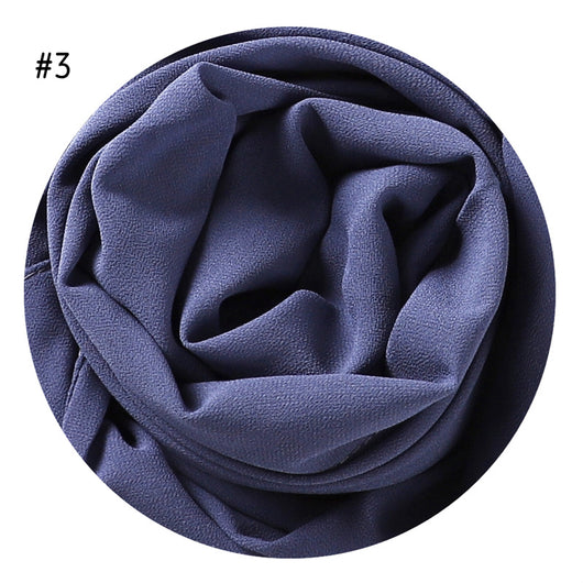 Pañuelo de Gasa Perlada en Colores Sólidos - Cobertura Elegante Monocromática - Image 8