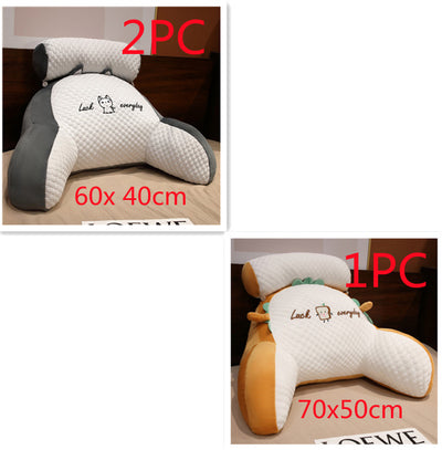 Cojín de Apoyo Lumbar Triangular - Almohada de Lectura y Respaldo para Sofá, Cama y Oficina - Image 34