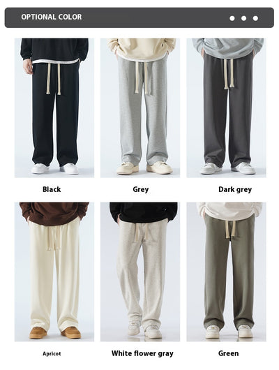 Pantalones Deportivos Holgados de Pierna Ancha para Hombre - Image 8