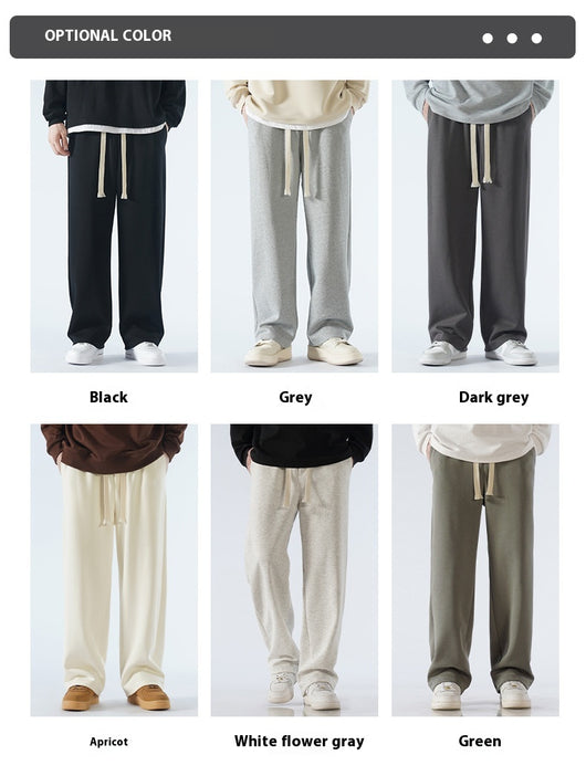 Pantalones Deportivos Holgados de Pierna Ancha para Hombre - Image 8