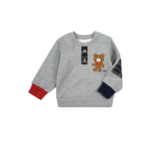 Suéter Polar Infantil con Diseño de Osito Estilo Occidental - Image 7