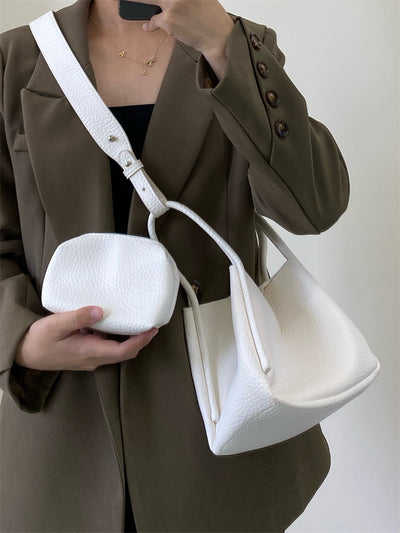 Bolso Bucket de Cuero Suave con Textura Lichee Premium - Image 17