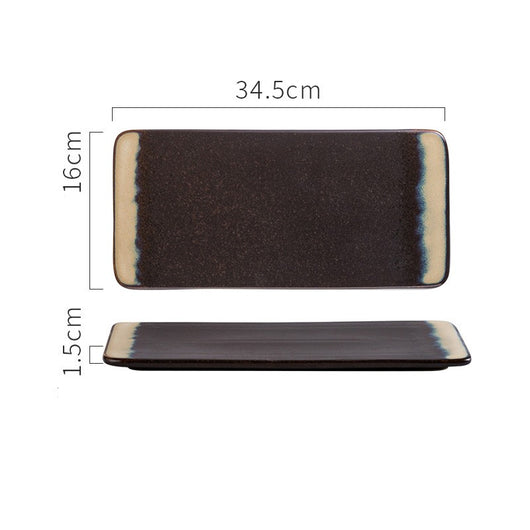 Bandeja Rectangular de Cerámica para Sushi Japonesa - Image 17