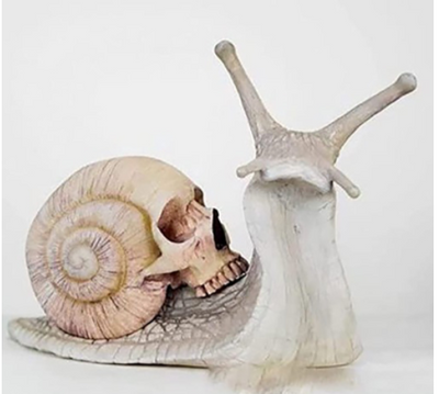 Escultura de Caparazón de Caracol Gótica - Decoración Artesanal para Hogar y Jardín - Image 8