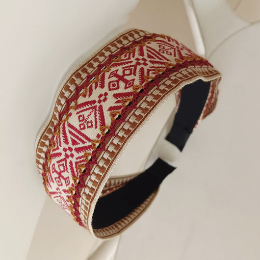 Diadema Retro Étnica con Nudo - Estilo Bohemio Temperamental - Image 18