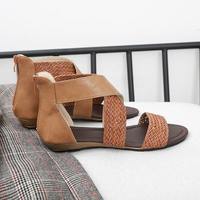 Sandalias Bohemias para Mujer con Cuña y Tejido Trenzado - Estilo Verano - Image 7