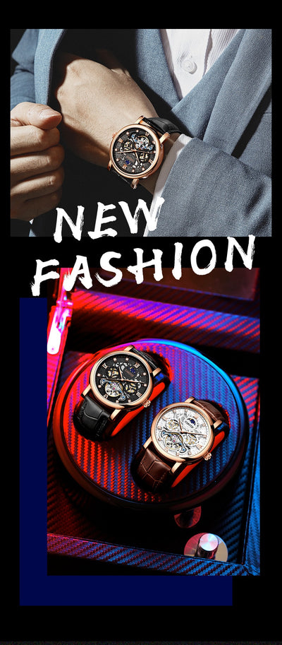 Reloj de Cuero Impermeable con Esfera Luminosa para Hombre - Image 13