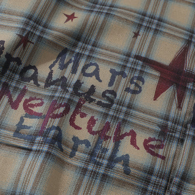 Camisa de Cuadros Manga Corta con Degradado para Hombre - Image 4