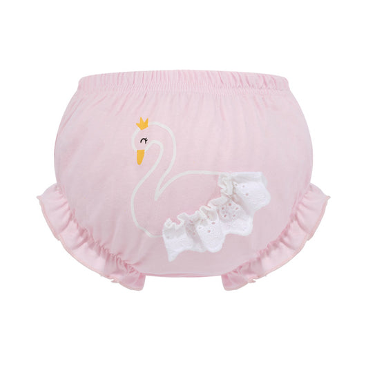 Shorts Triangulares con Moño para Niñas y Niños - Pantalones Cortos Estilo Pan - Image 4
