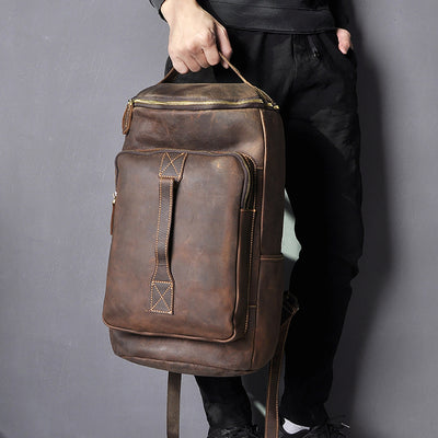 Mochila Retro Personalizada de Gran Capacidad para Hombre - Image 8