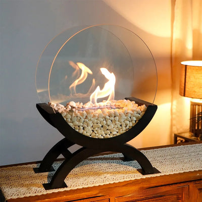 Lámpara Chimenea de Alcohol para Escritorio - Calefacción Decorativa para el Hogar - Image 12
