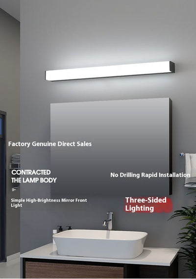 Espejo LED para Baño con Luz Integrada - Instalación sin Taladro - Image 11