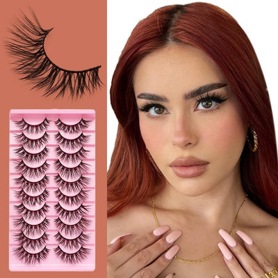 10 Pares de Pestañas Postizas Voluminosas con Rizo Natural - Image 28