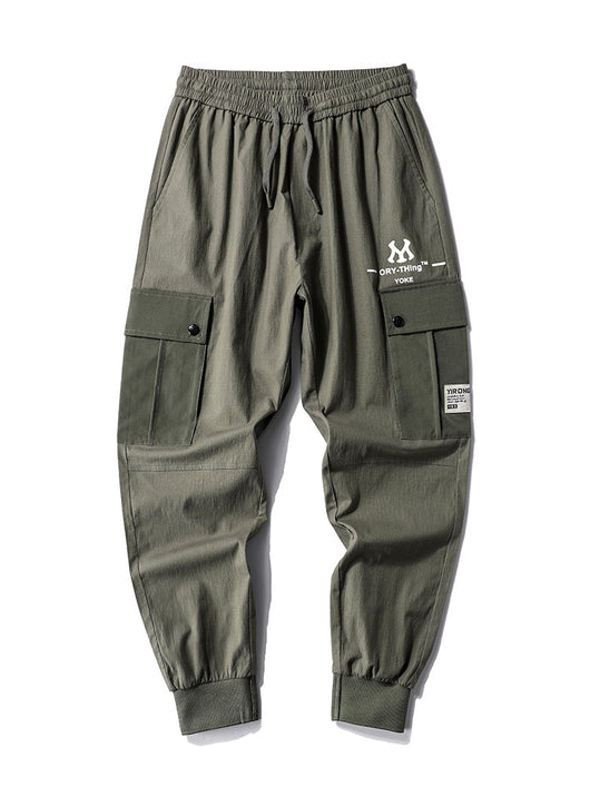 Pantalones Negros de Nueve Puntos para Hombre - Image 9