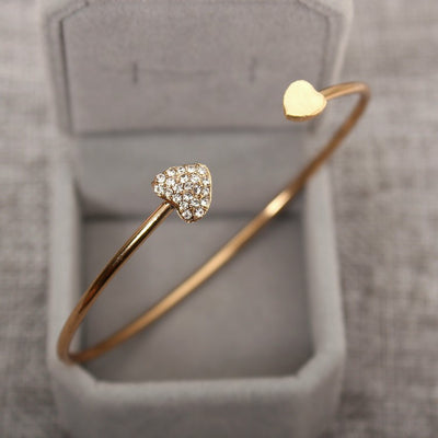 Pulsera Corazón Abierto Diamantes Completos - Joya de Amor - Image 9