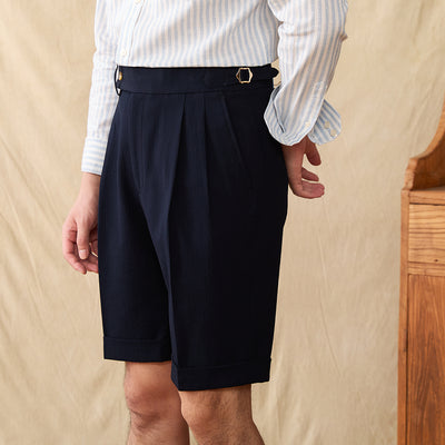 Shorts Ligeros de Verano para Hombre Estilo Británico Italiano - Image 2