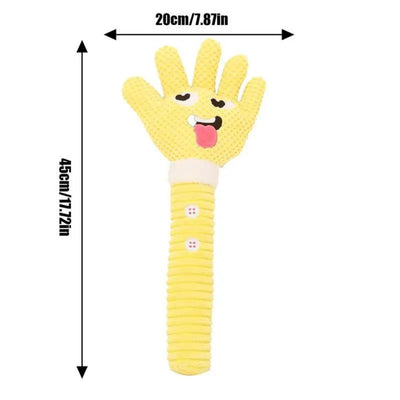 Juguete Masticable de Felpa con Forma de Palma para Perros en Dentición - Image 2