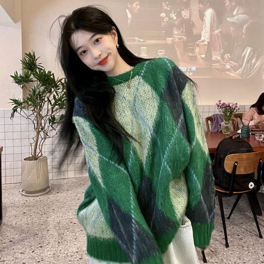 Blusa Coreana Suelta y Relajada con Diseño Premium