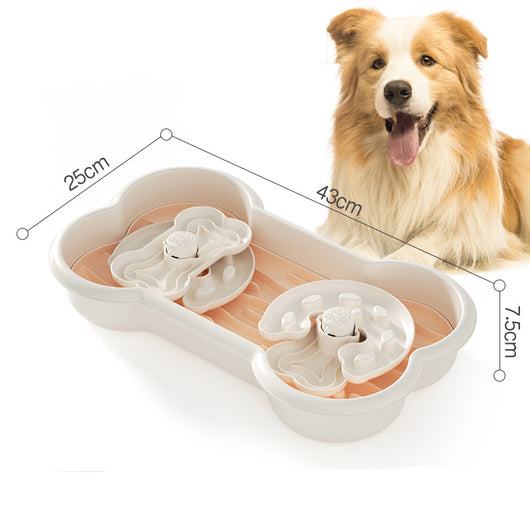 Comedero Lento Antiasfixia para Perros Grandes - Puzzle Interactivo para Alimento Seco y Húmedo - Image 9