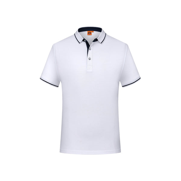 Camiseta de Algodón con Bordado en Solapa - Image 2