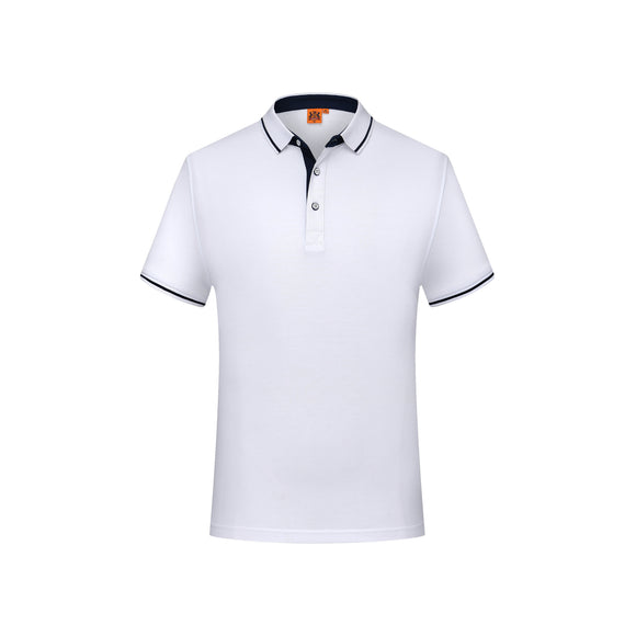 Camiseta de Algodón con Bordado en Solapa
