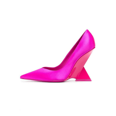 Zapatos de Tacón Grueso Charol Punta Fina - Elegancia Moderna para Verano - Image 4