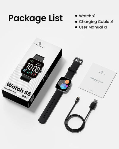 Reloj Inteligente Haylou S6S003 con Bluetooth y Correa de Silicona - Image 15