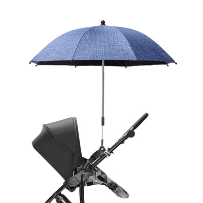 Sombrilla Parasol UV para Cochecito de Bebé - Protección Solar Negra - Image 7