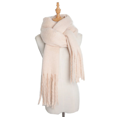 Bufanda Trenzada de Mohair Premium para Invierno - Suave y Abrigadora - Image 8
