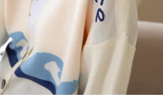 Cardigan Tejido Estampado para Mujer - Colección Otoño - Image 9