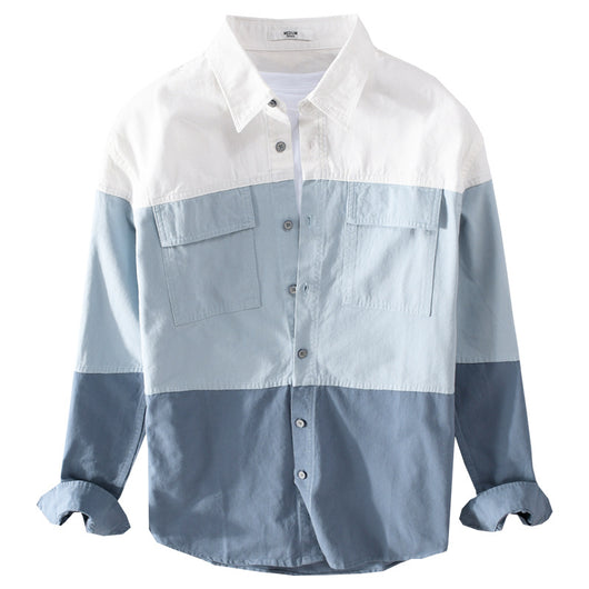 Camisa Casual de Algodón con Costuras Reforzadas para Hombre - Image 4