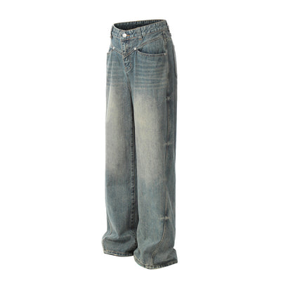 Pantalones Hombre Efecto Desgastado Corte Recto Suelto - Image 27