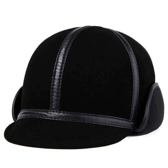 Gorro de Invierno en Piel de Borrego con Forro Térmico para Hombre