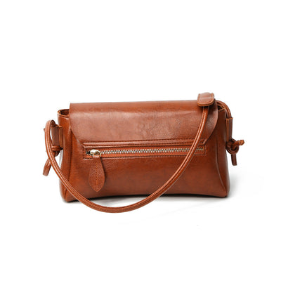 Bolso Bandolera de Cuero Encerado para Mujer - Estilo Fashion - Image 3