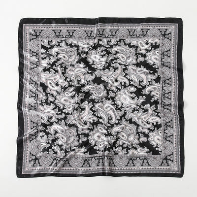 Pañuelo Estampado Paisley 90x90 cm - Chal Retro Elegante - Image 11
