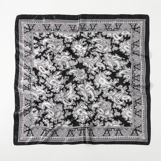 Pañuelo Estampado Paisley 90x90 cm - Chal Retro Elegante - Image 11