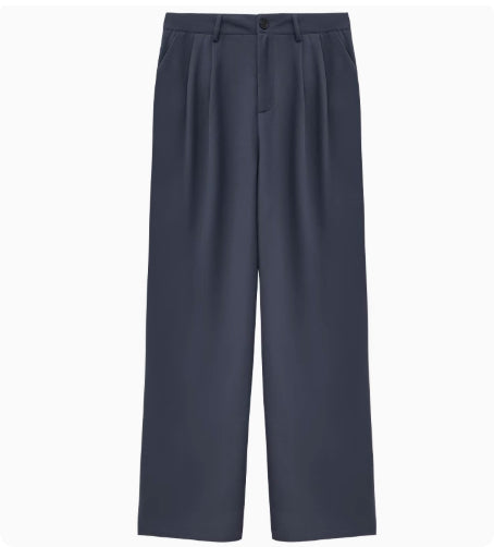 Pantalones Casuales Otoñales para Mujer con Corte Holgado y Caída Elegante - Image 8