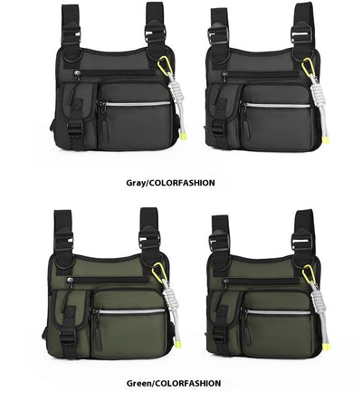 Chaleco de Trabajo Funcional con Bolsa Pectoral y Reflectivos - Image 28