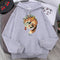 Sudadera Hoodie Estampada de Forro Polar para Hombre - Talla Grande