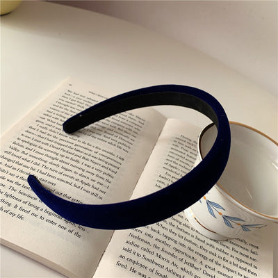 Diadema Retro de Satén con Esponja - Accesorio para Cabello Francés de Ancho Generoso - Image 107
